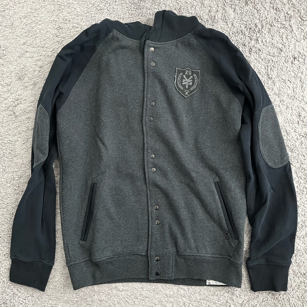 Zoo York varsity button hoodie size L